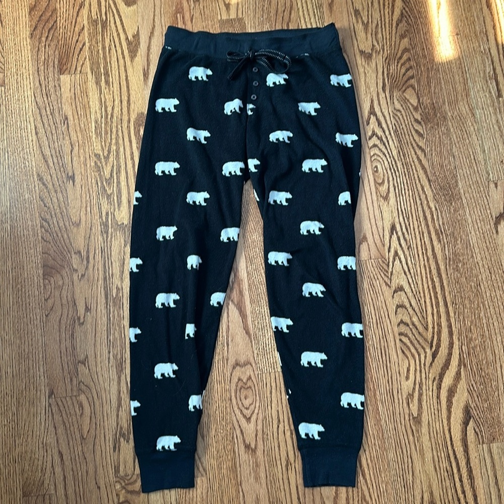 PJ Salvage Microfleece Polar Bear Jogger PJ Pants
